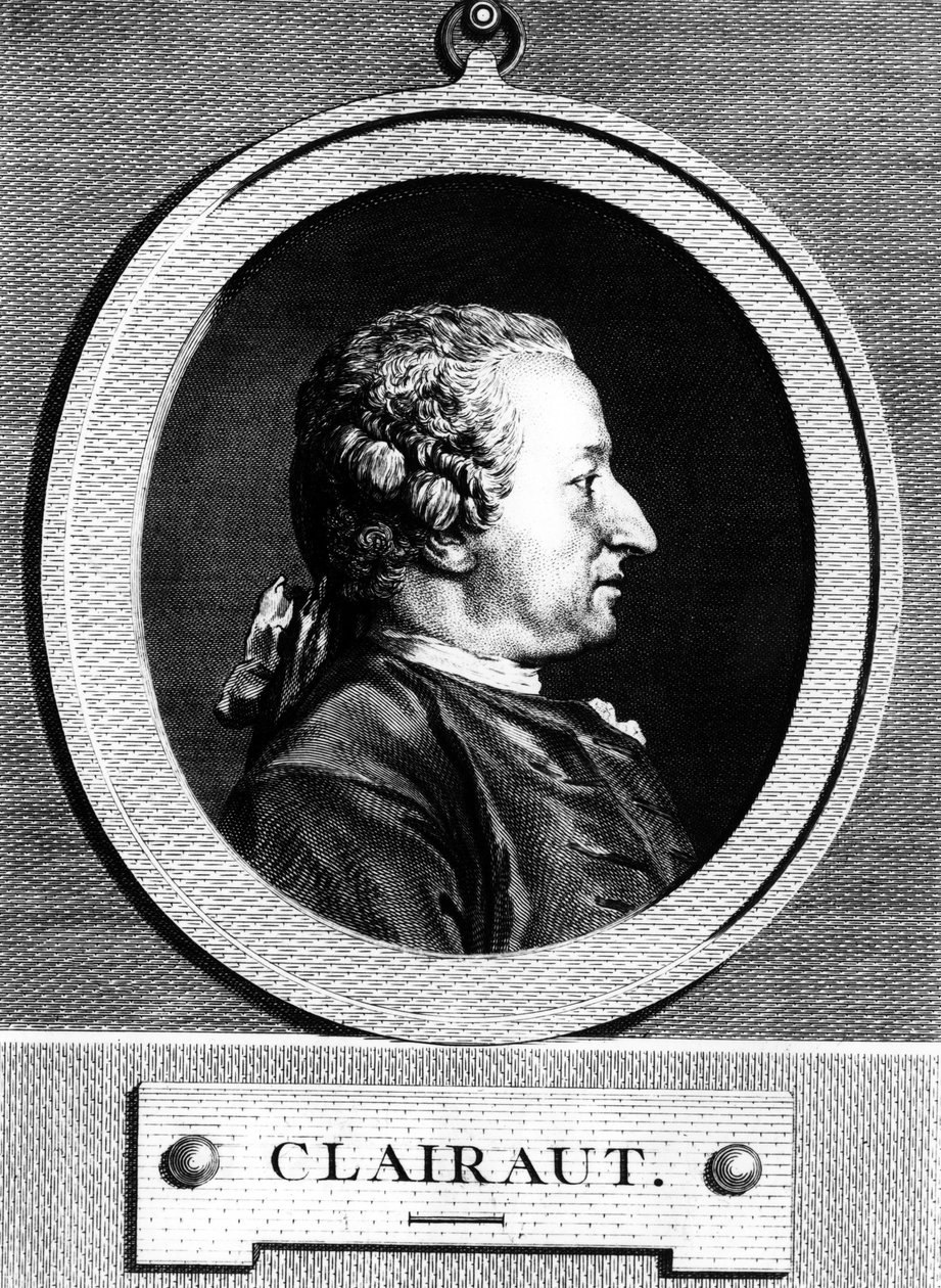 एलेक्सिस क्लाउड क्लैरॉट का पोर्ट्रेट (1713-1765) फ्रांसीसी गणितज्ञ। द्वारा अज्ञात कलाकार