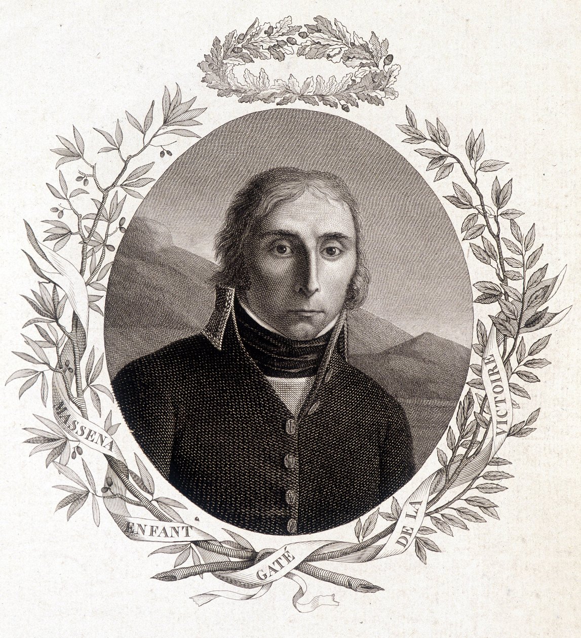 आंद्रे मसेना (1756-1817) का पोर्ट्रेट "विजय का बाल द्वार", फ्रांस का मारेचल द्वारा अज्ञात कलाकार
