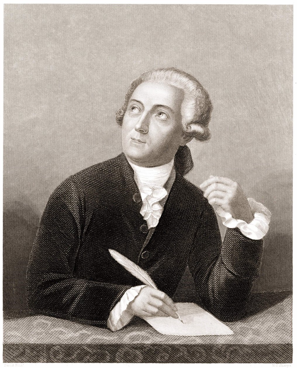 एंटोनी लॉरेंट डी लवॉज़ियर का पोर्ट्रेट (1743 - 1794) द्वारा अज्ञात कलाकार