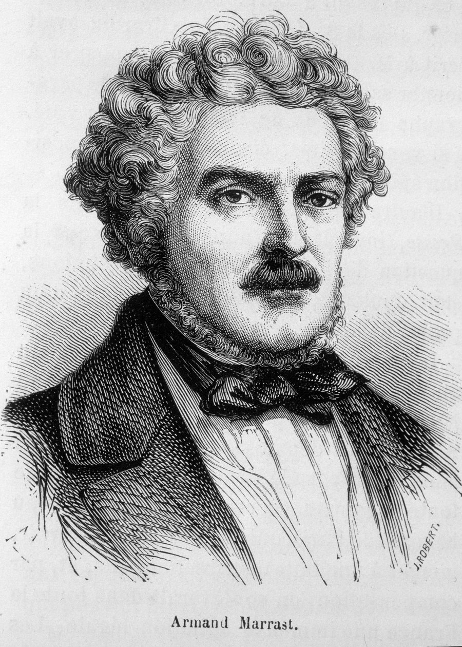 आर्मंड मैरास्ट का पोर्ट्रेट, फ्रांसीसी राजनीतिज्ञ (1801 - 1852) द्वारा अज्ञात कलाकार