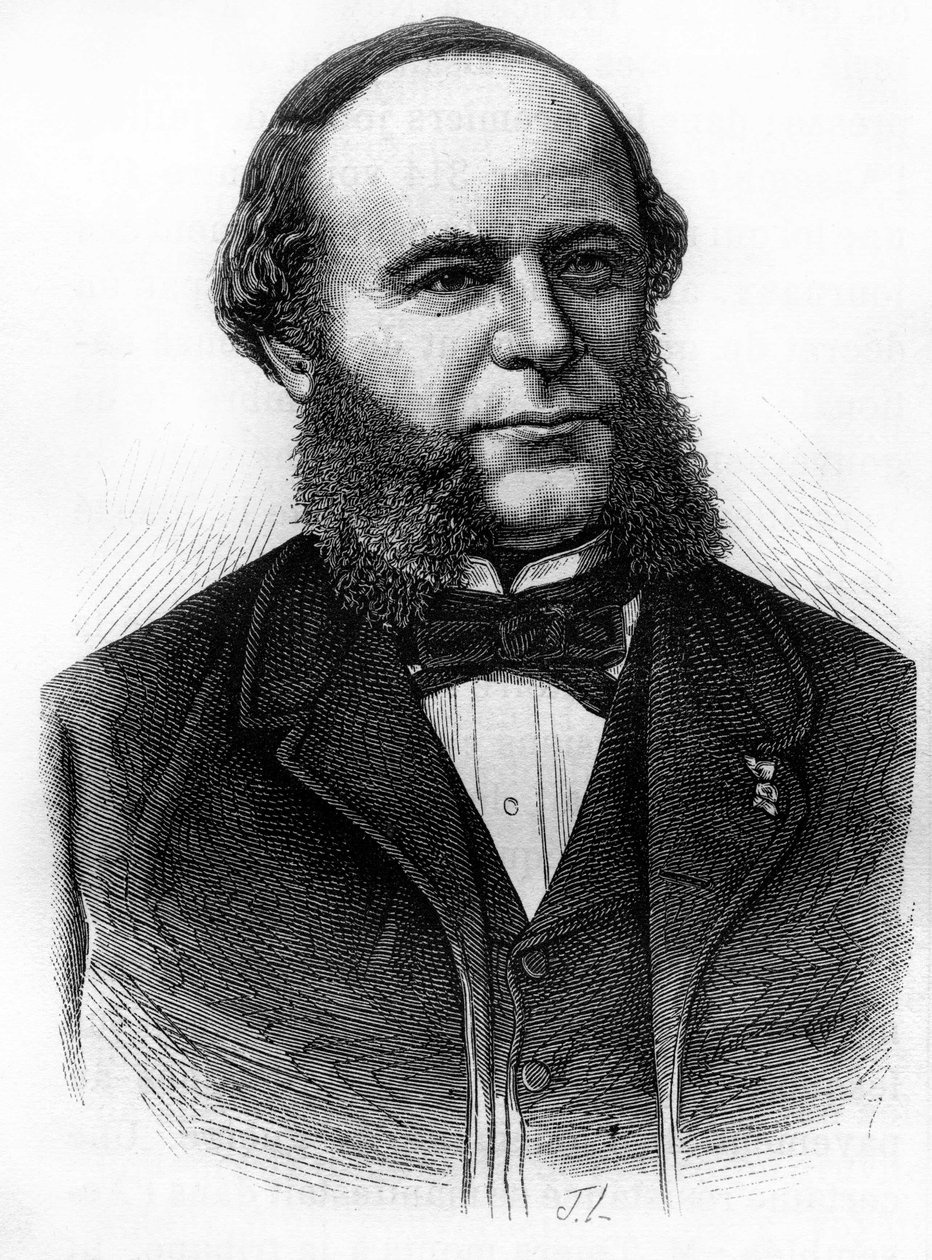 ऑगस्टे पॉयर-क्वार्टियर (पॉयर क्वेर्टियर) का पोर्ट्रेट (1820 - 1891)। एच. मार्टिन द्वारा "हिस्टोइरे डी फ्रांस" में 19वीं शताब्दी के अंत की नक्काशी। द्वारा अज्ञात कलाकार