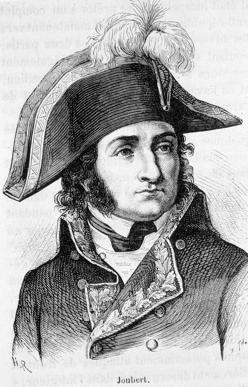 बार्थेलेमी कैथरीन जौबर्ट (1769-1799) का पोर्ट्रेट, फ्रांसीसी जनरल, नोवी की लड़ाई में मारा गया। द्वारा अज्ञात कलाकार