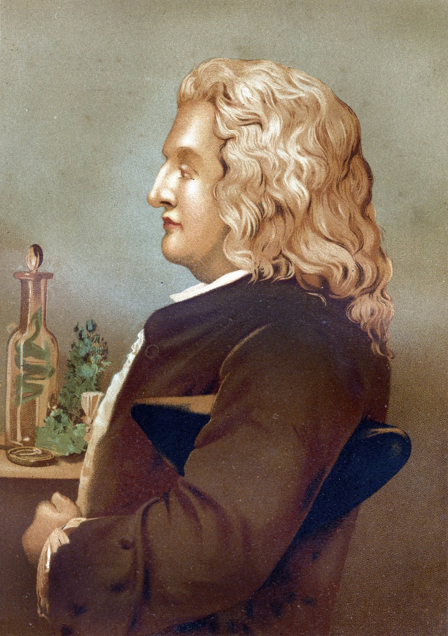 बर्नार्ड डी जुसीयू (1699-1777) का पोर्ट्रेट, फ्रांसीसी वनस्पतिशास्त्री। लुई फिगुएर द्वारा "विज्ञान और उसके पुरुष" से। बार्सिलोना 1881 द्वारा अज्ञात कलाकार