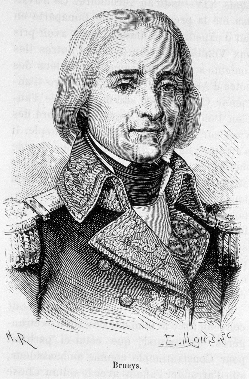 मिस्र के अभियान के दौरान ब्रुइस डी'एगेलियर्स, फ्रेंकोइस पॉल (1753-1798), फ्रांसीसी वाइस एडमिरल, बेड़े के कमांडर का पोर्ट्रेट। द्वारा अज्ञात कलाकार