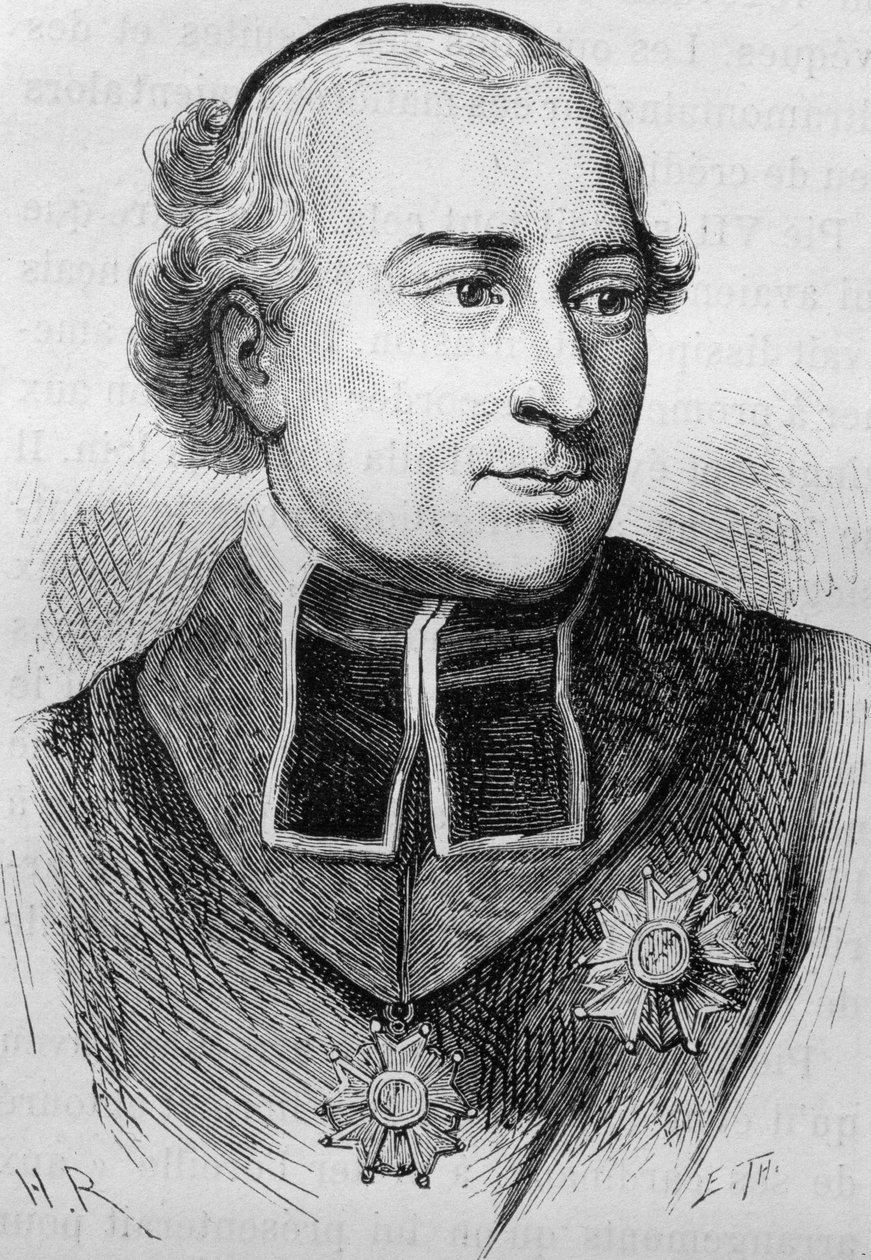 कार्डिनल जोसेफ फेश का पोर्ट्रेट (1763 - 1839)। एच. मार्टिन द्वारा "हिस्टोइरे डी फ्रांस" में 19वीं शताब्दी के अंत की नक्काशी। द्वारा अज्ञात कलाकार