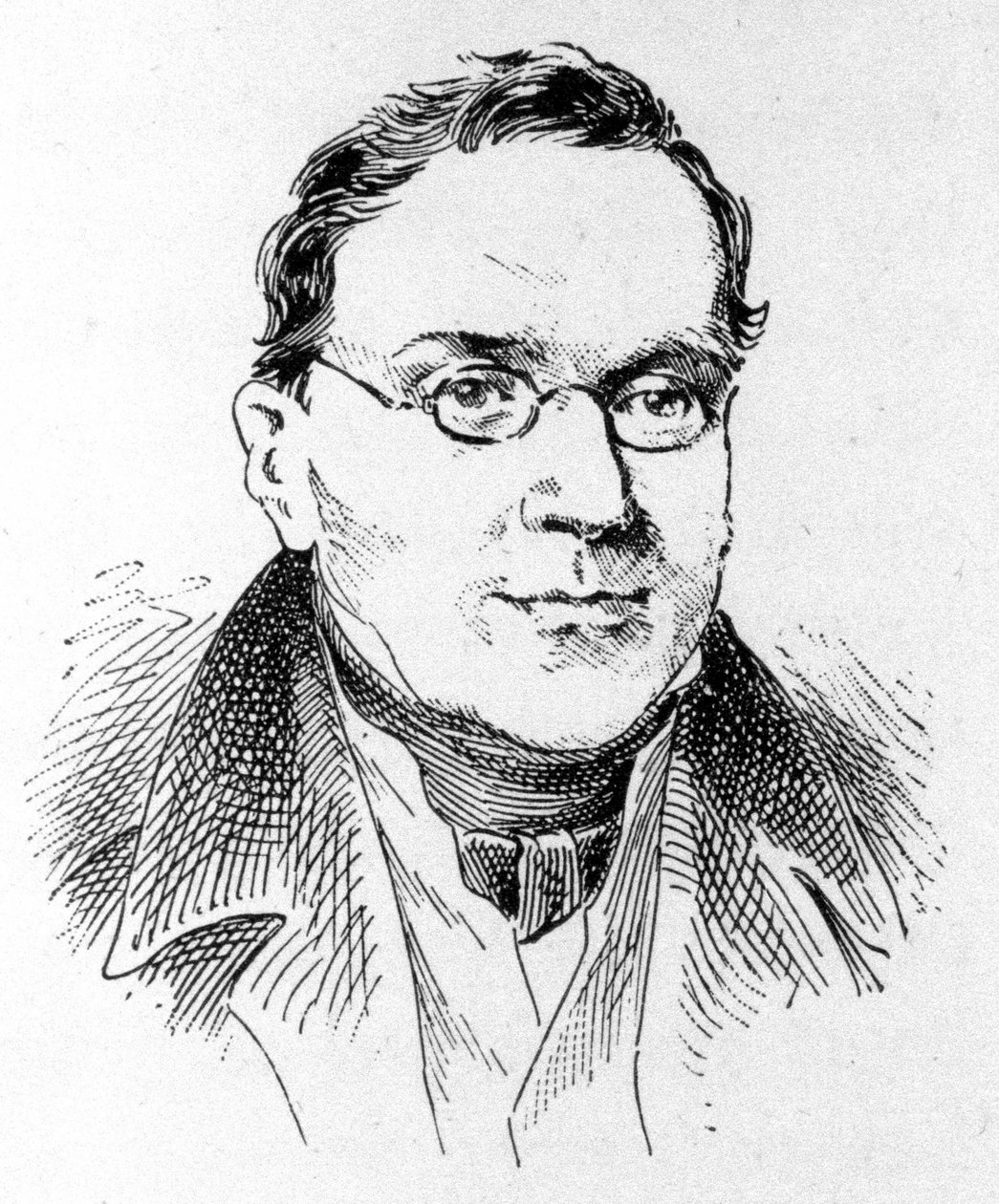कार्ल ज़ेर्नी का पोर्ट्रेट (1791 - 1857)। विनीज़ पियानोवादक और संगीतकार। द्वारा अज्ञात कलाकार