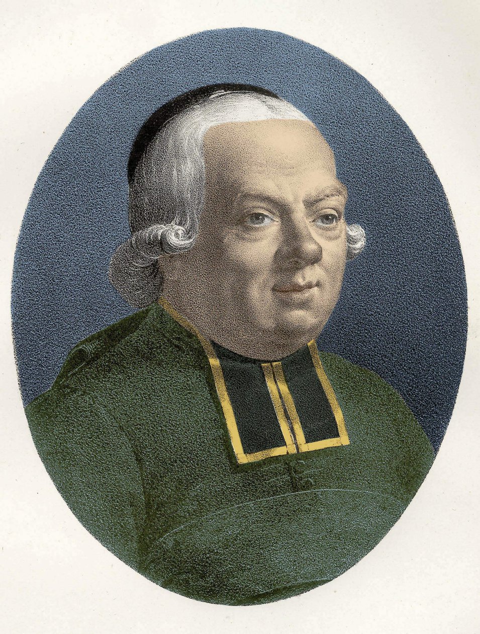 चार्ल्स का पोर्ट्रेट, एबे ऑफ द एपी (1712 - 1789) फ्रांसीसी शिक्षाशास्त्री। द्वारा अज्ञात कलाकार