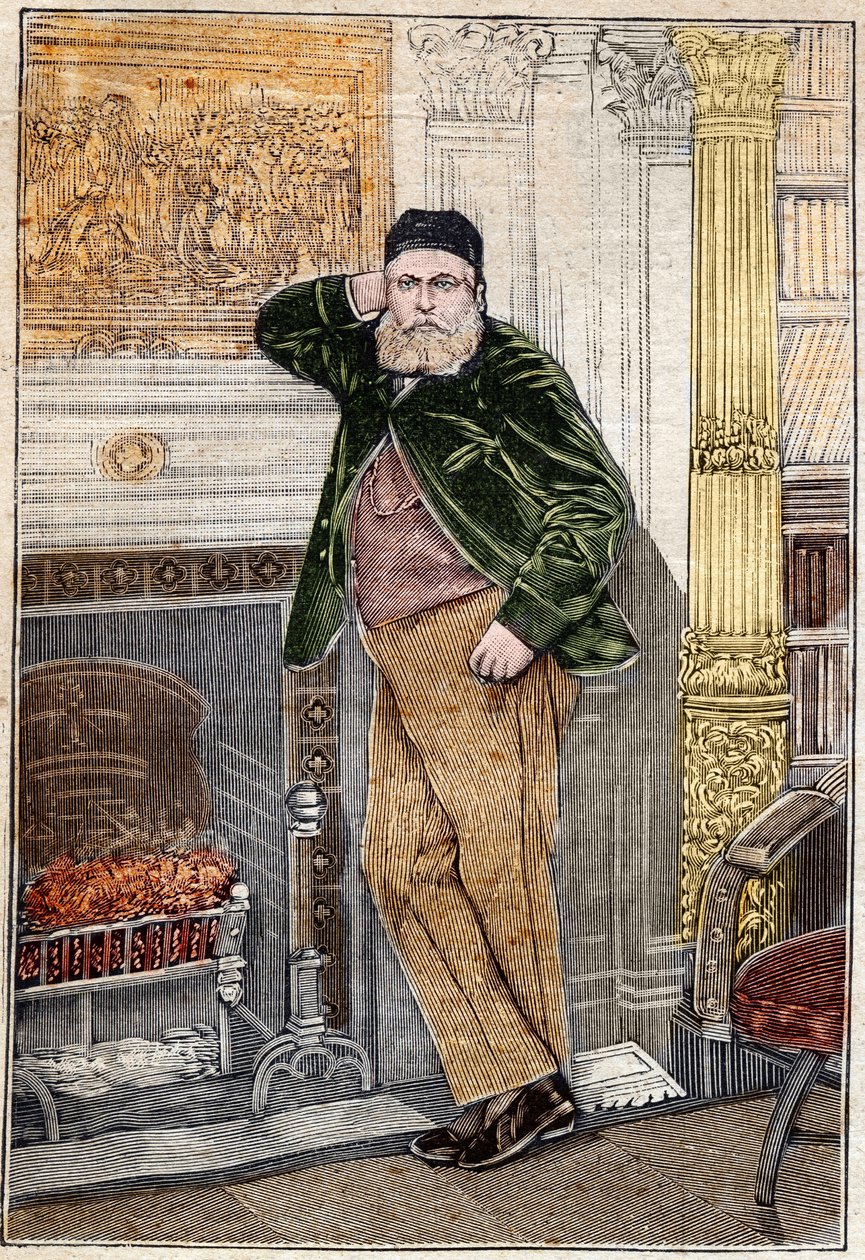 चार्ल्स गुनोद का पोर्ट्रेट (1818-1893), फ्रांसीसी संगीतकार। द्वारा अज्ञात कलाकार