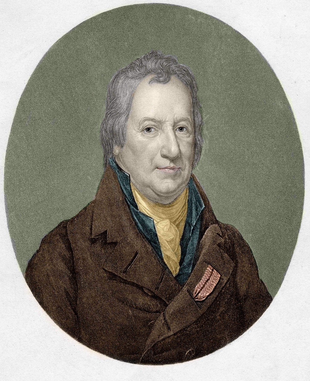 क्लाउड लुइस का पोर्ट्रेट, काउंट बर्थोलेट (1748 - 1822), फ्रांसीसी रसायनज्ञ। द्वारा अज्ञात कलाकार