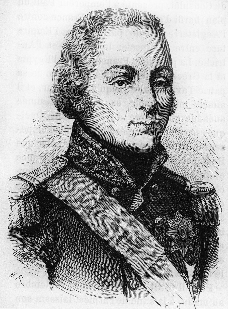 काउंट रोस्तोपचिन का पोर्ट्रेट (1765 - 1826)। एच. मार्टिन द्वारा "हिस्टोइरे डी फ्रांस" में 19वीं शताब्दी के अंत का उत्कीर्णन। द्वारा अज्ञात कलाकार