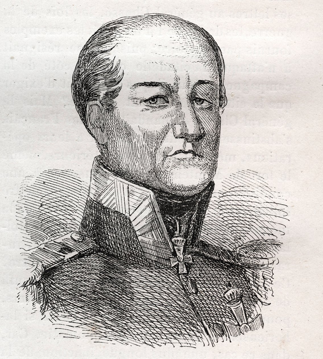 डेविड हेंड्रिक का पोर्ट्रेट, बैरन चेस 1765-1849 - उत्कीर्णन द्वारा अज्ञात कलाकार
