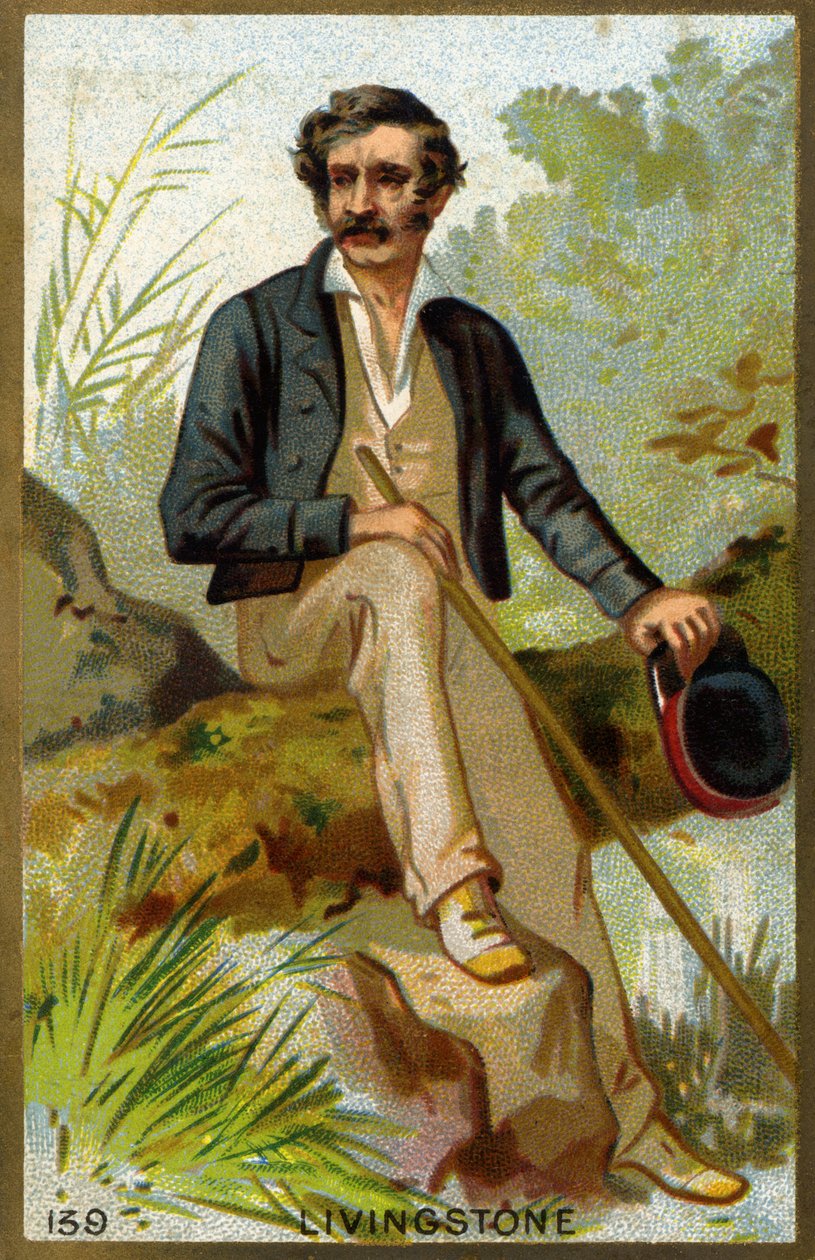 डेविड लिविंगस्टोन का पोर्ट्रेट (1813-1873), ब्रिटिश मिशनरी और खोजकर्ता। द्वारा अज्ञात कलाकार
