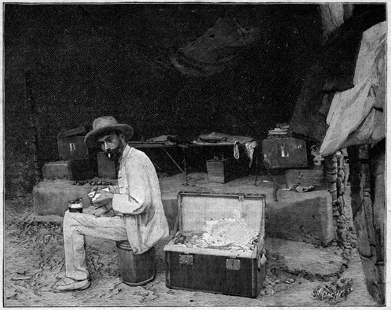 डॉक्टर फ्रेंकोइस क्रोज़ैट (1858-1892) एक्सप्लोरर फ़्रैंकैस का पोर्ट्रेट द्वारा अज्ञात कलाकार