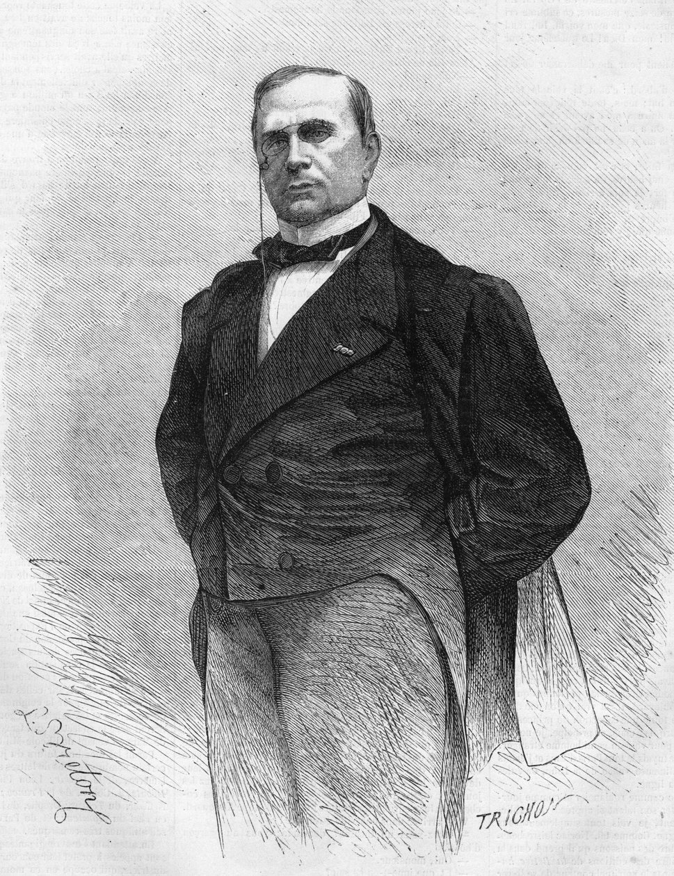 एमिल डी गिरार्डिन (1806-1881) का पोर्ट्रेट, फ्रांसीसी प्रचारक और राजनीतिज्ञ, आधुनिक प्रेस के संस्थापक। द्वारा अज्ञात कलाकार