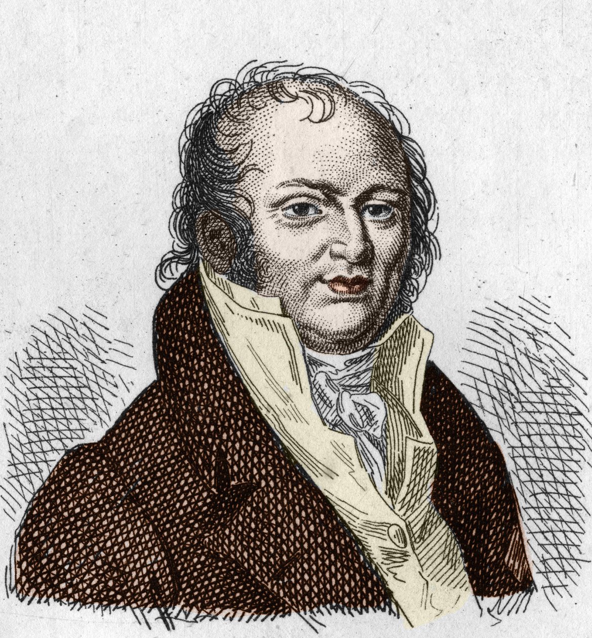 इटियेन ज्योफ़रॉय सेंट हिलायर सेंट हिलायर (सेंट-हिलायर) (1772-1844), फ्रांसीसी प्रकृतिवादी का पोर्ट्रेट। 1835 से उत्कीर्णन। द्वारा अज्ञात कलाकार