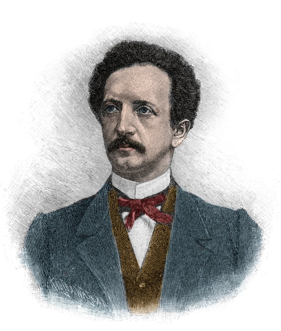 फर्डिनेंड जोहान गॉटलिब लासाल (1825-1864) का पोर्ट्रेट एक जर्मन न्यायविद, दार्शनिक और समाजवादी राजनीतिक कार्यकर्ता - उत्कीर्णन द्वारा अज्ञात कलाकार