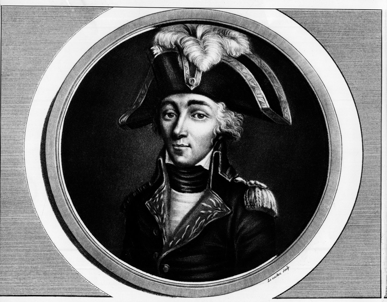 फ्रेंकोइस हनरियट (1761-1794) का पोर्ट्रेट, फ्रांसीसी क्रांतिकारी - "" में उत्कीर्णन फ्रांसीसी क्रांति के ऐतिहासिक चित्रों का पूरा संग्रह, तीन खंडों में "" "1804 द्वारा अज्ञात कलाकार