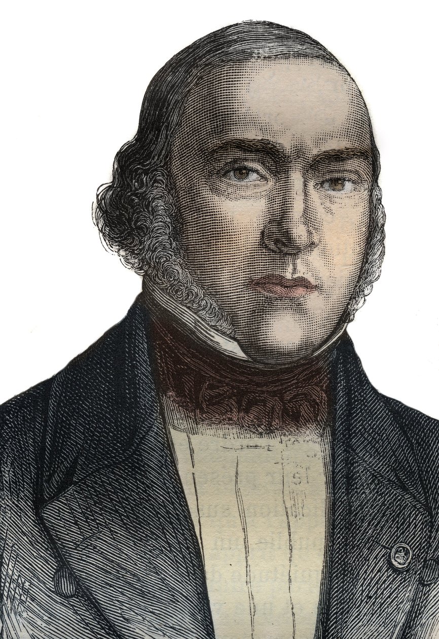 फ्रेंकोइस जीन लियोन डी मालेविल का पोर्ट्रेट, जिसे लियोन डी मालेविल (1803, -1879) के रूप में जाना जाता है, फ्रांसीसी राजनीतिज्ञ। द्वारा अज्ञात कलाकार