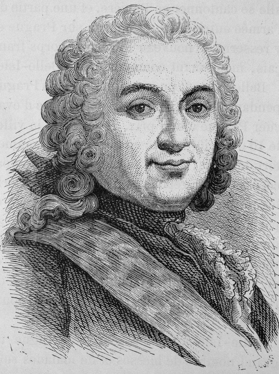 फ्रांकोइस डी चेवर्ट का पोर्ट्रेट (1695 - 1769)। एच. मार्टिन द्वारा "हिस्टोइरे डी फ्रांस" में 19वीं शताब्दी के अंत का उत्कीर्णन। द्वारा अज्ञात कलाकार
