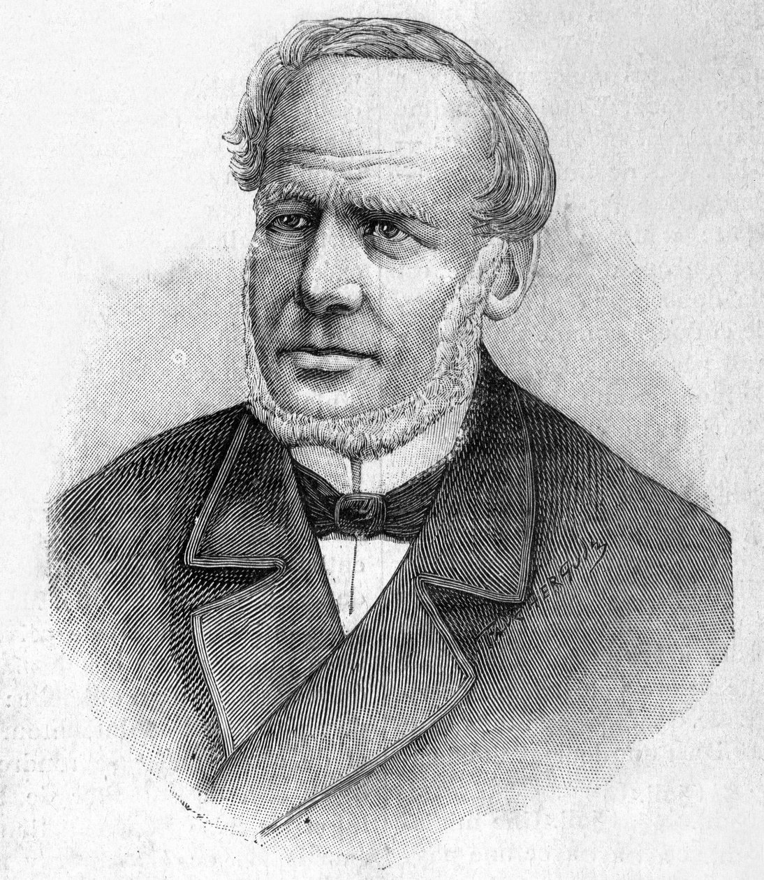फ्रांज डी शैम्पेन का पोर्ट्रेट (1804 - 1882) - "" लेस कंटेम्पोरेन्स "" में, और 19 वीं शताब्दी के अंत में। द्वारा अज्ञात कलाकार