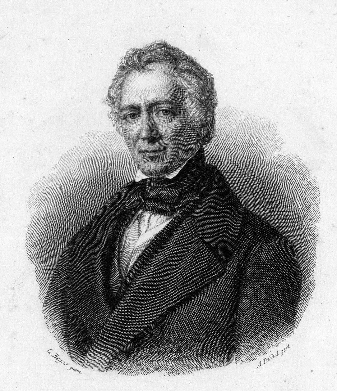 फ्रेडरिक लुडविग वॉन राउमर, जर्मन इतिहासकार (1781-1873) का पोर्ट्रेट। द्वारा अज्ञात कलाकार