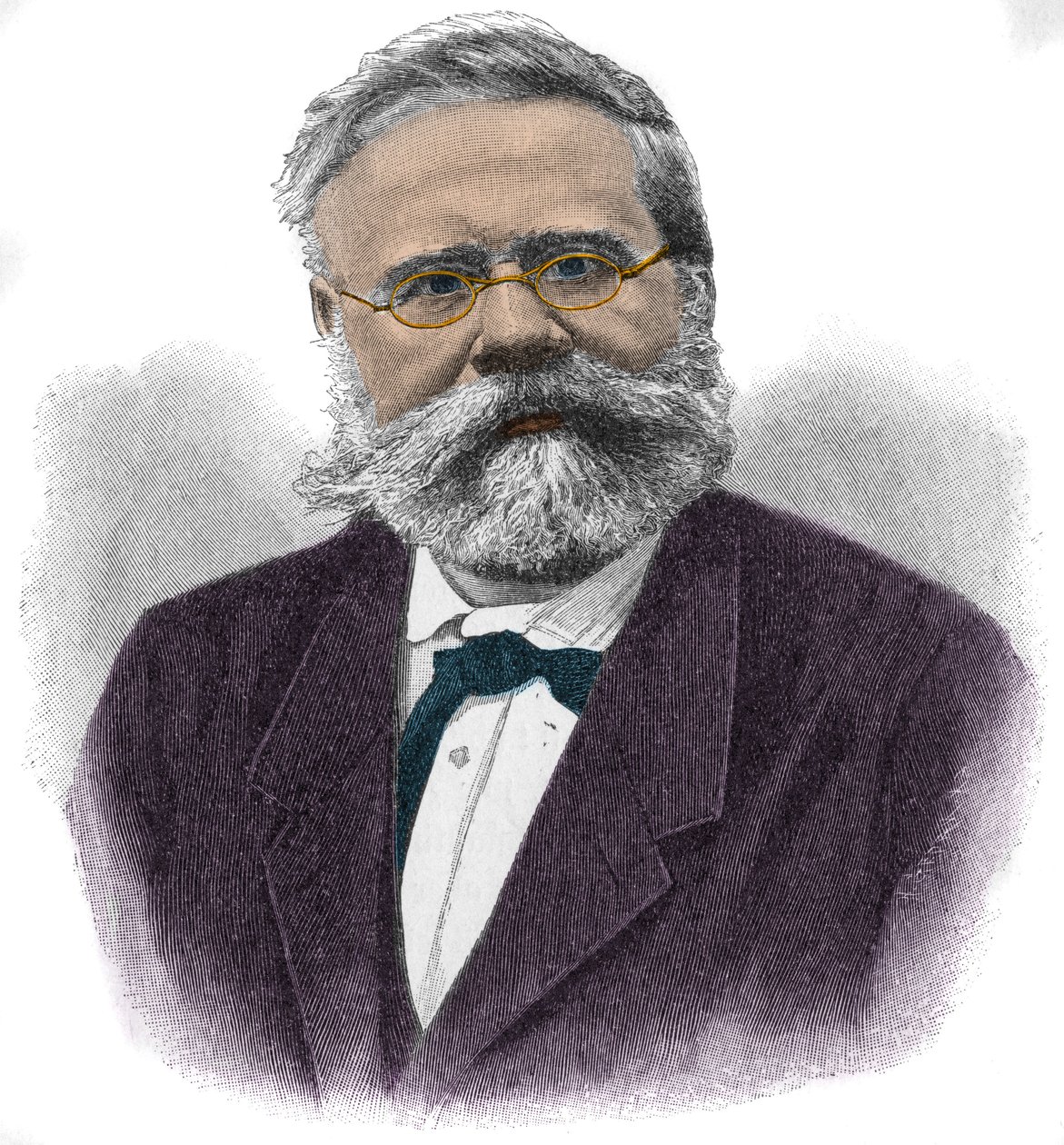 फ्रिट्ज रॉयटर का पोर्ट्रेट (1810-1874) जर्मन लेखक। द्वारा अज्ञात कलाकार