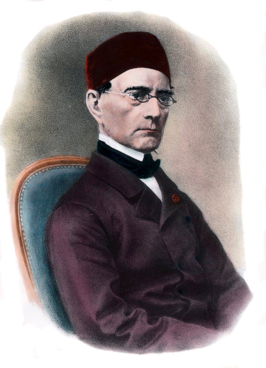 गेब्रियल लेम का पोर्ट्रेट (1795-1870) गणितज्ञ 19वीं सदी के निजी संग्रह की नक्काशी द्वारा अज्ञात कलाकार
