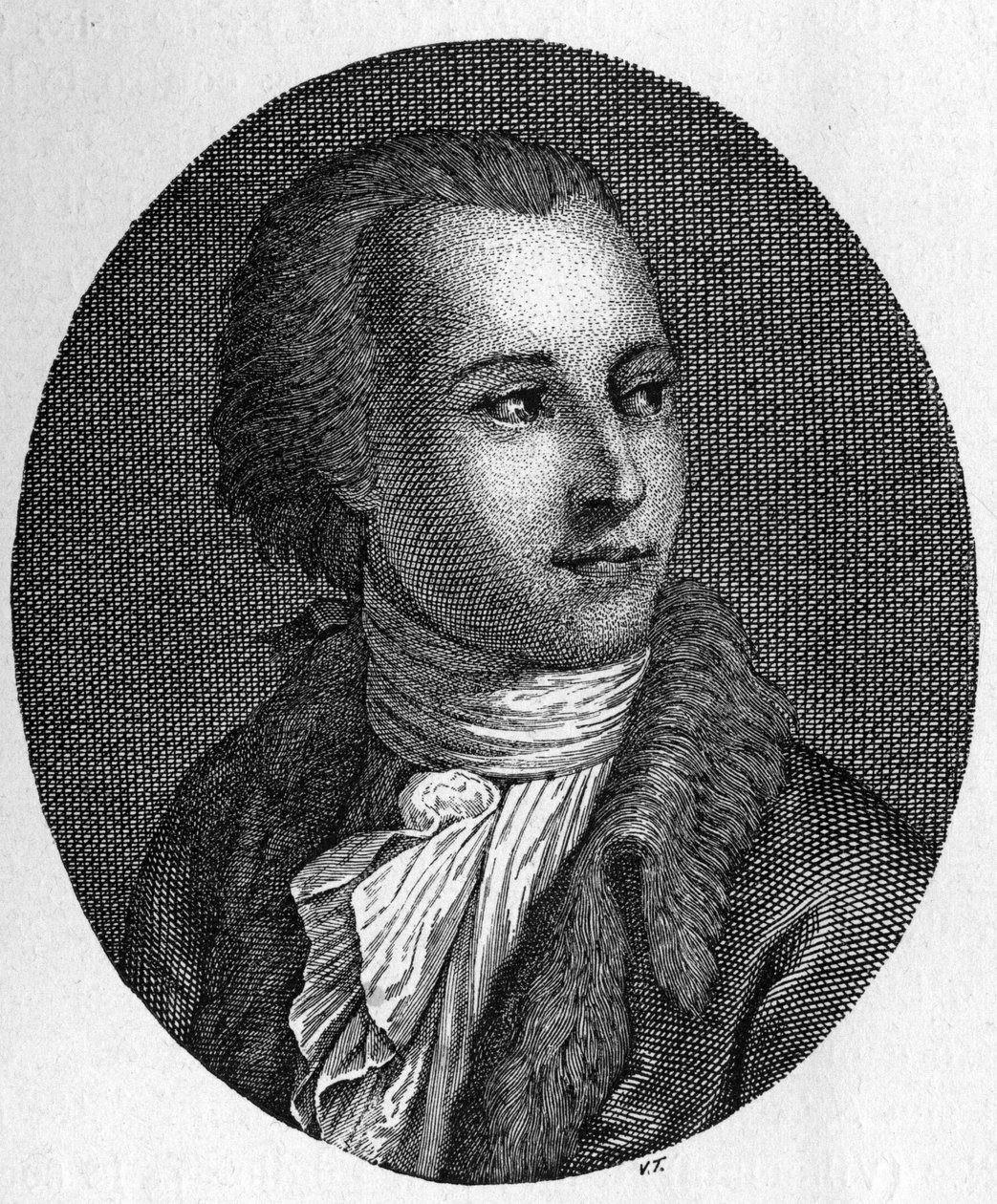 गेटानो फिलांगेरी का पोर्ट्रेट (1752-1788)। इतालवी न्यायविद और शिक्षाशास्त्री द्वारा अज्ञात कलाकार