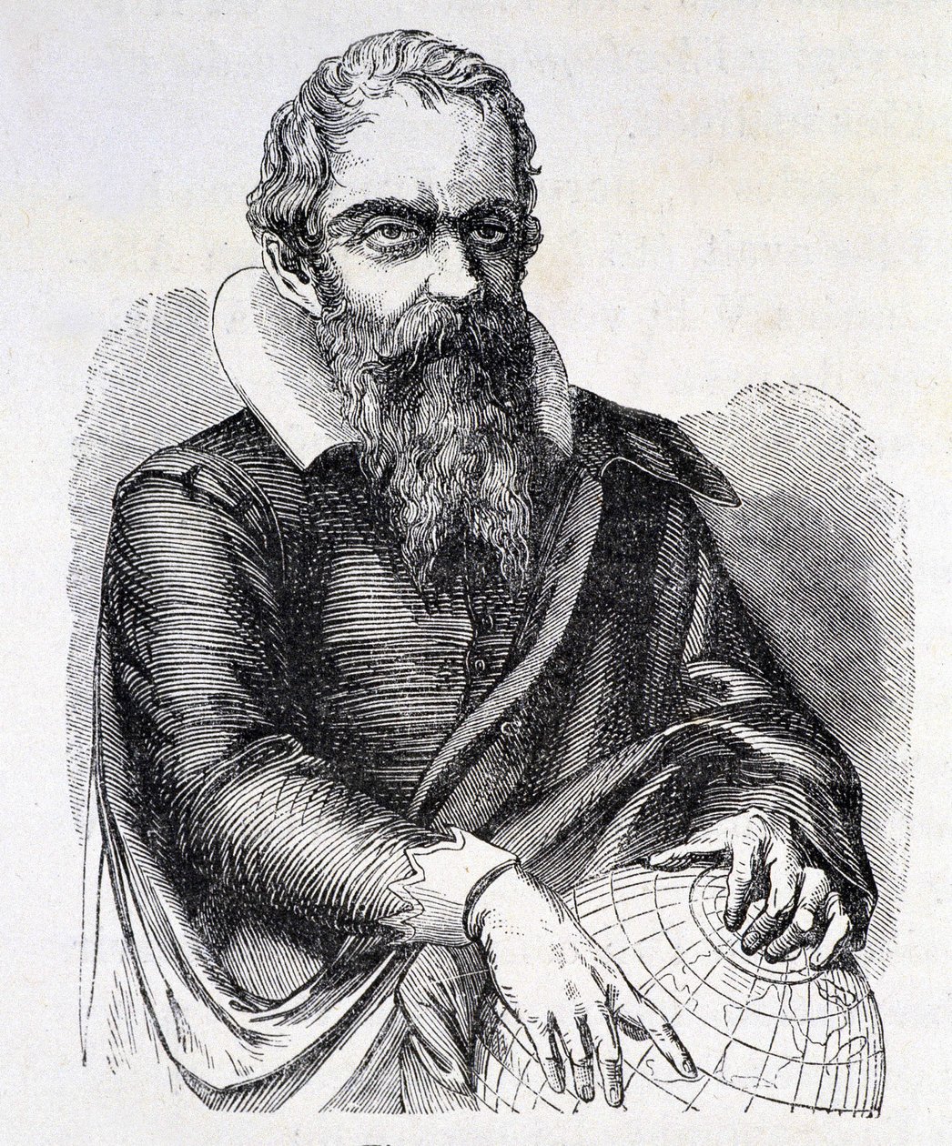 गैलीलियो गैलीली का चित्र गैलीलियो (1564 - 1642) का चित्र, 19वीं शताब्दी का उत्कीर्णन। द्वारा अज्ञात कलाकार