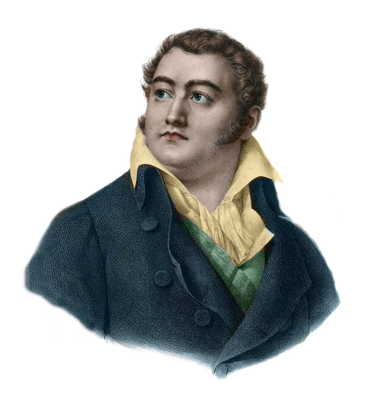 जॉर्जेस कैडौडल का पोर्ट्रेट (1771-1804) द्वारा अज्ञात कलाकार