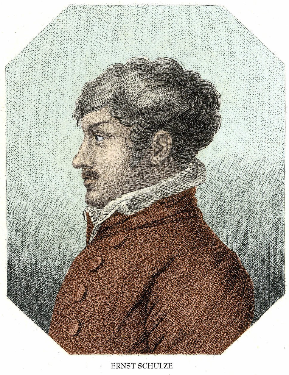 गोटलोब अर्न्स्ट शुल्ज़ (1761-1833) का पोर्ट्रेट जर्मन दार्शनिक द्वारा अज्ञात कलाकार