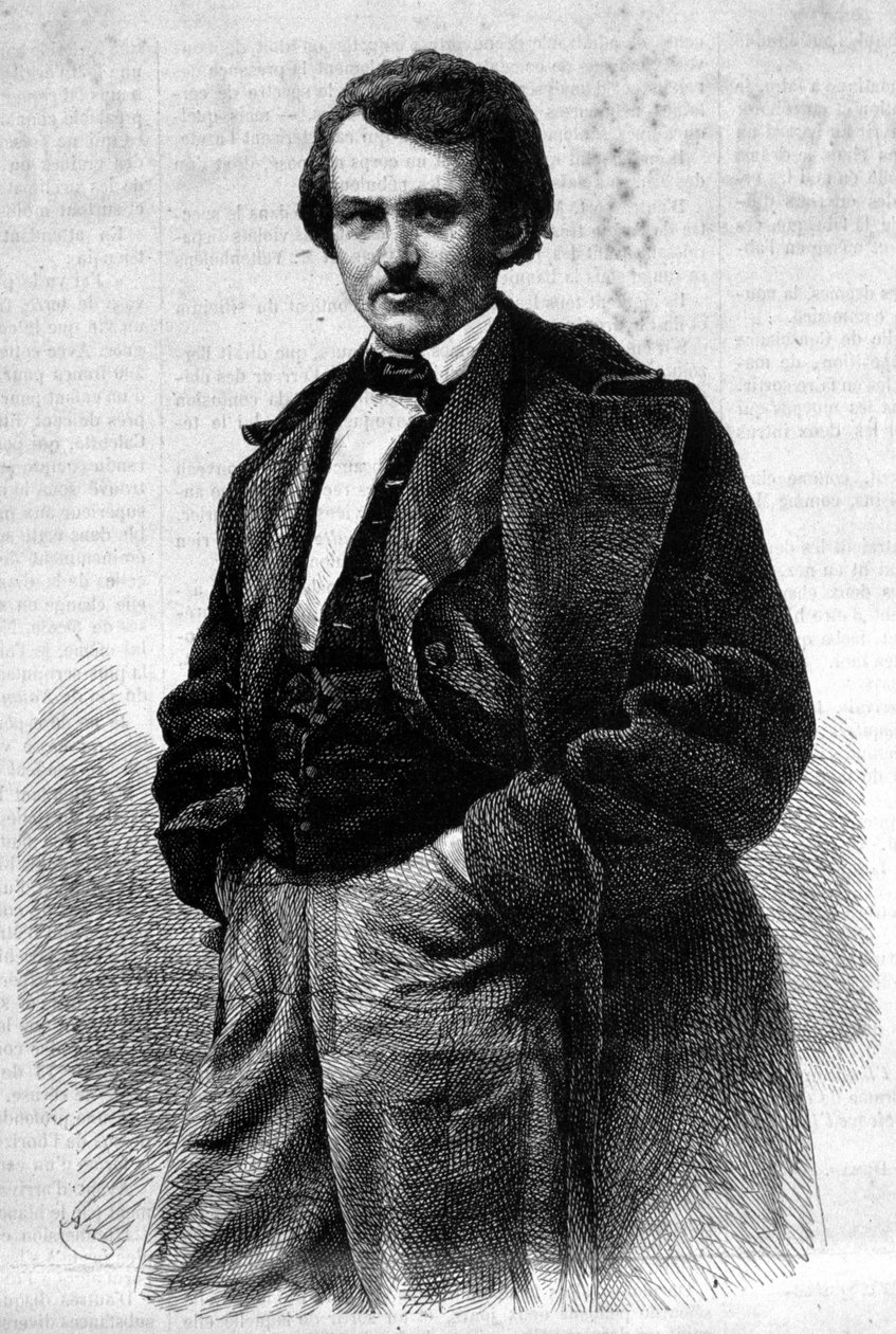 गुस्ताव डोरे का पोर्ट्रेट (1832 - 1883)। द्वारा अज्ञात कलाकार