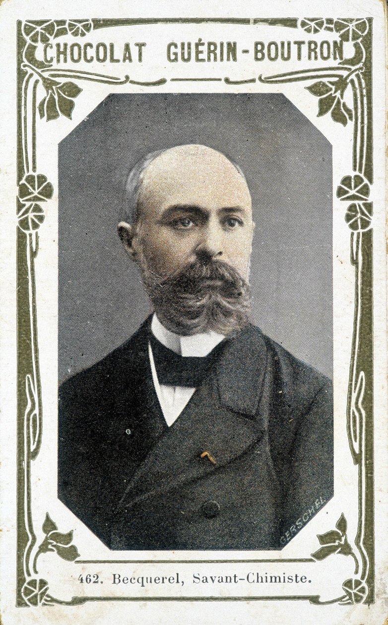 हेनरी बेकरेल का पोर्ट्रेट (1852 - 1908), फ्रांसीसी भौतिक विज्ञानी। द्वारा अज्ञात कलाकार