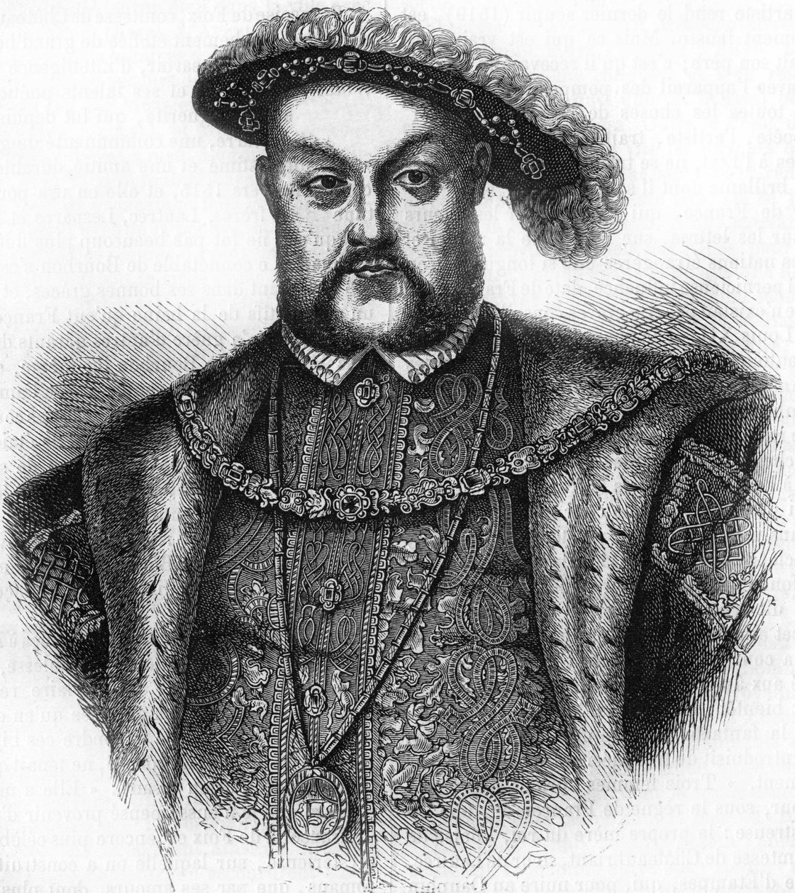 इंग्लैंड और आयरलैंड के राजा हेनरी VIII का पोर्ट्रेट (1491-1547)। द्वारा अज्ञात कलाकार