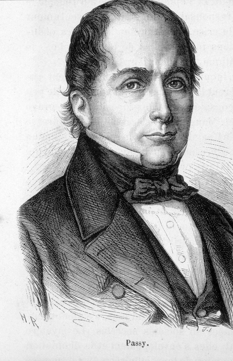 हिप्पोलीटे पासी (1793-1880) का पोर्ट्रेट, फ्रांसीसी राजनीतिज्ञ और अर्थशास्त्री द्वारा अज्ञात कलाकार