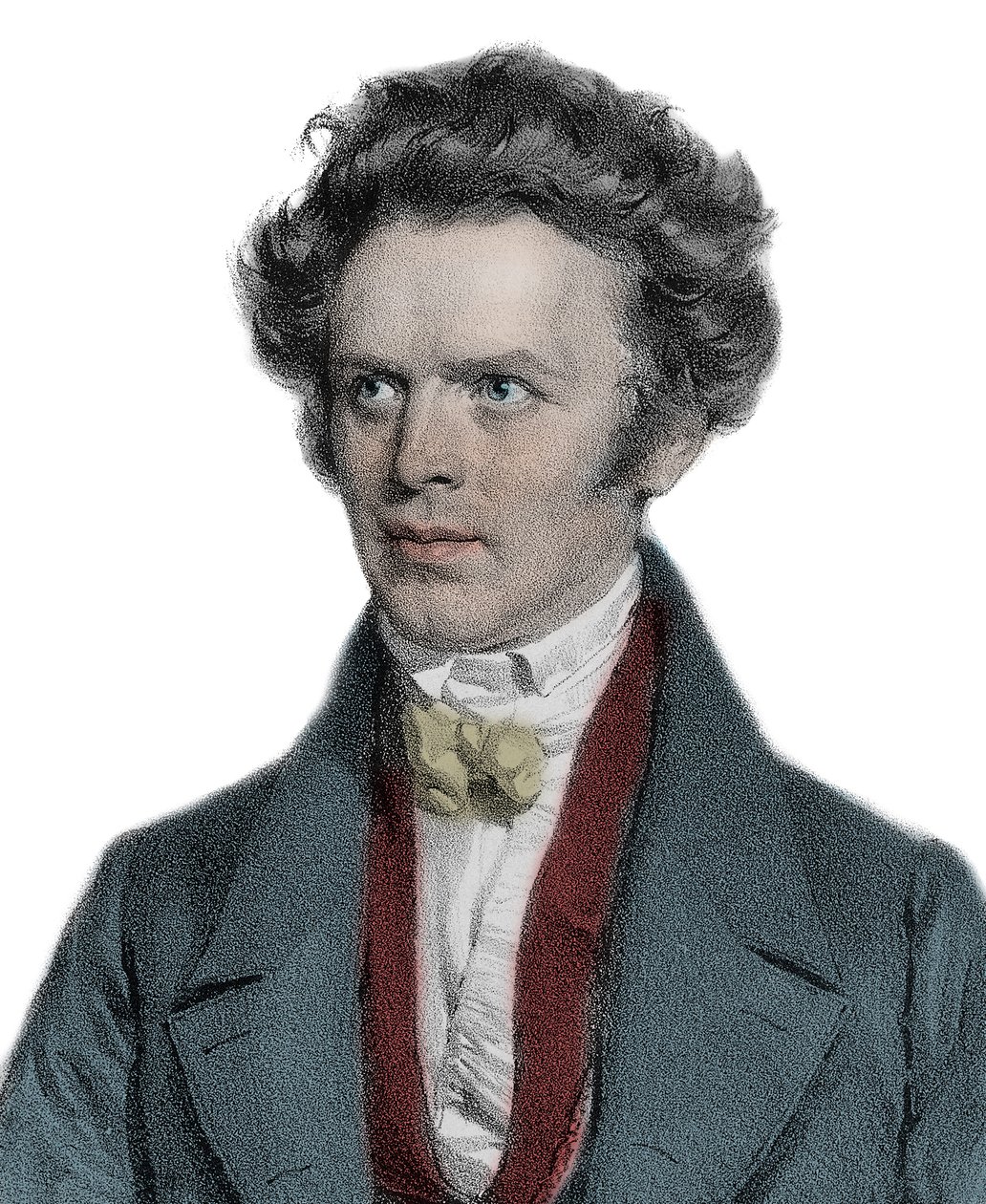 ऑस्ट्रियाई संगीतकार इग्नाज अस्मायर (1790-1862) का पोर्ट्रेट। द्वारा अज्ञात कलाकार