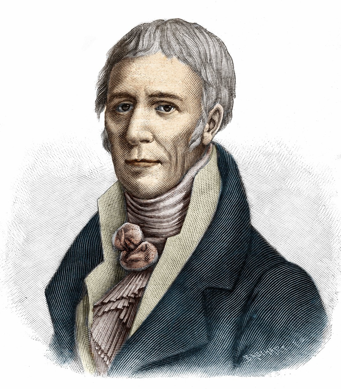 जीन-बैप्टिस्ट (जीन बैप्टिस्ट) लैमार्क (1744-1829) का पोर्ट्रेट। द्वारा अज्ञात कलाकार