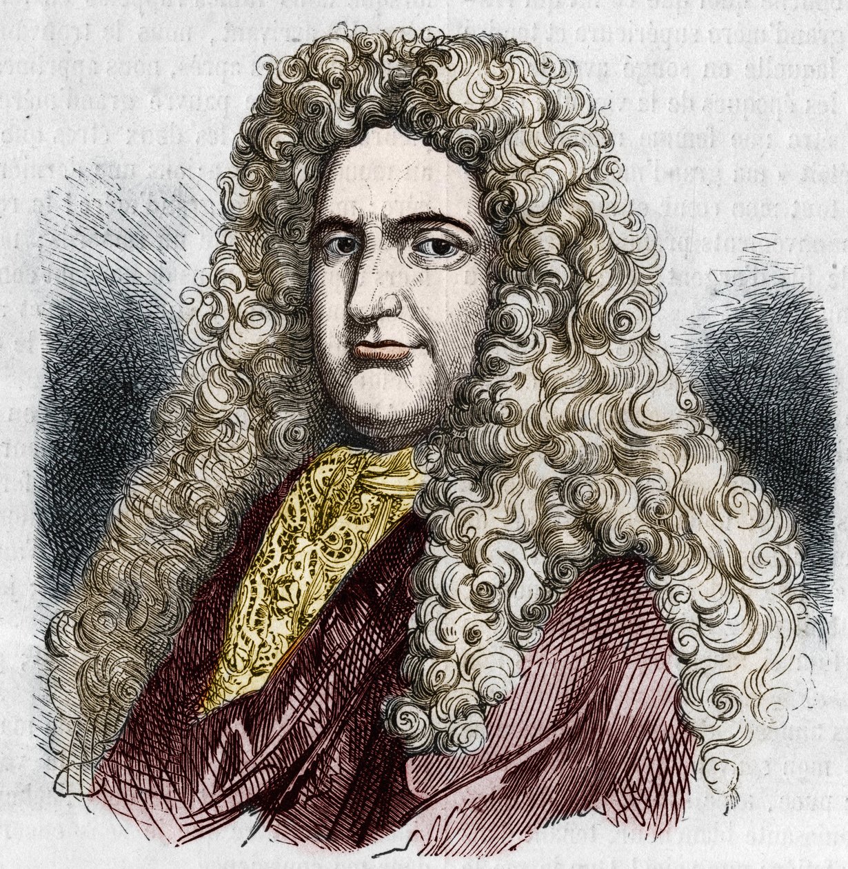 जीन चारडिन का पोर्ट्रेट, फ्रांसीसी यात्री (1643-1713)। द्वारा अज्ञात कलाकार