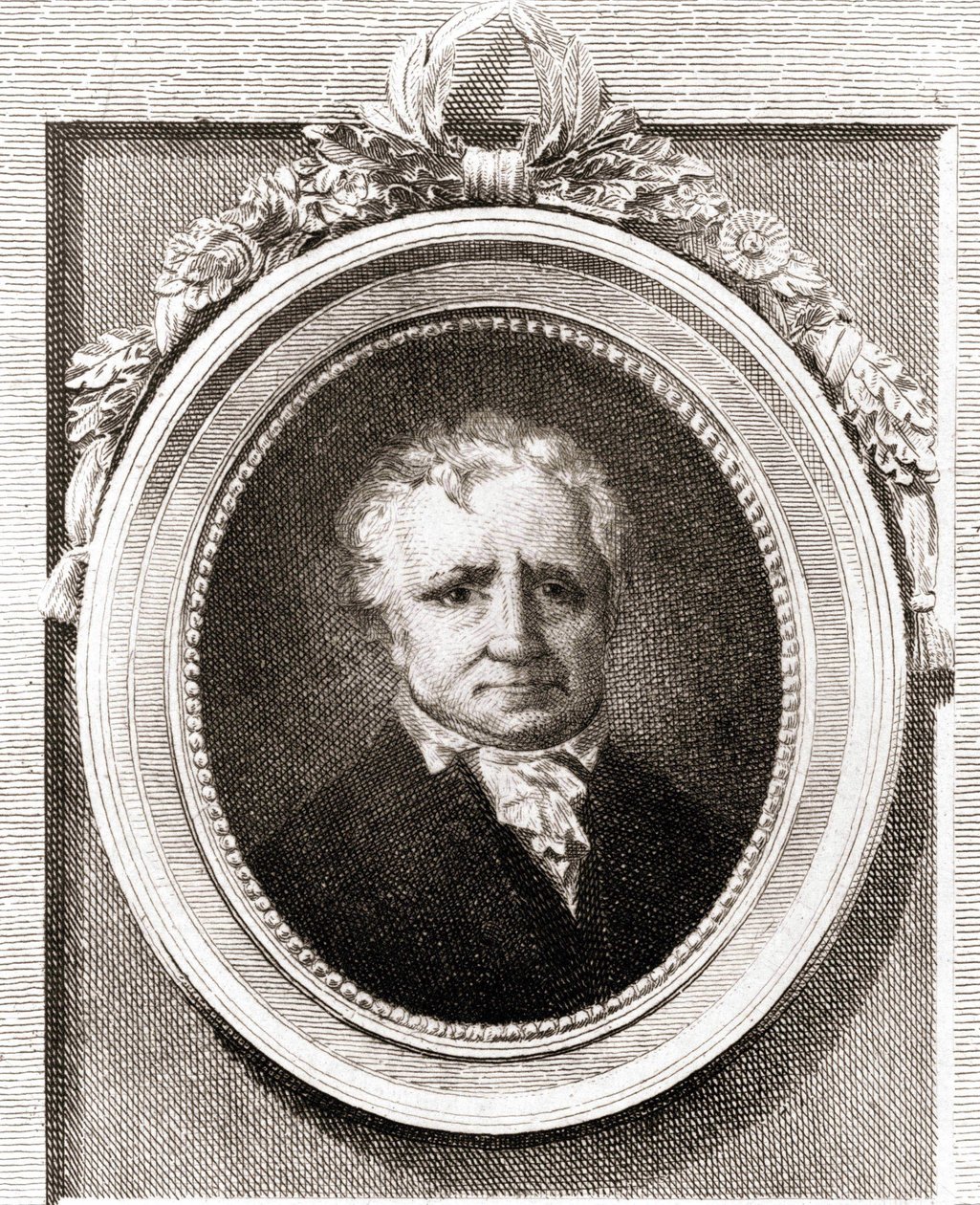 जीन होनोरे फ्रैगनार्ड का पोर्ट्रेट, फ्रांसीसी चित्रकार (1732 - 1806)। द्वारा अज्ञात कलाकार