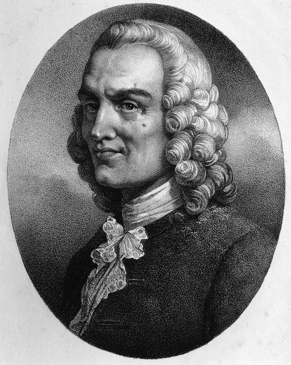 जीन फिलिप का पोर्ट्रेट (जीन-फिलिप) रमेउ (1683-1764) द्वारा अज्ञात कलाकार