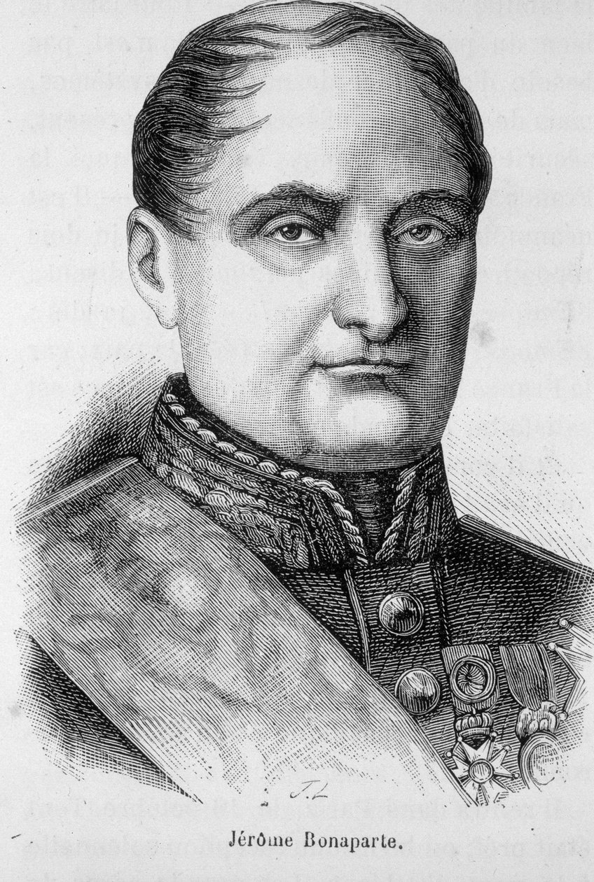 जेरोम बोनापार्ट का पोर्ट्रेट (1784 - 1860) द्वारा अज्ञात कलाकार