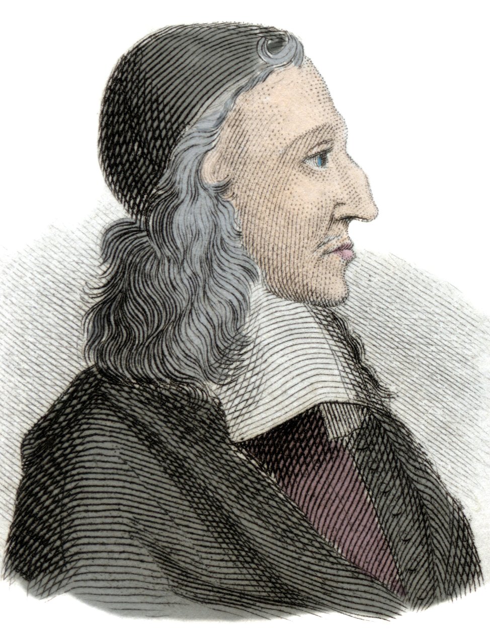 जोहान डी विट (जीन डे विट) (1625-1672) का पोर्ट्रेट डच राजनेता, अर्थशास्त्री और गणितज्ञ 19वीं सदी का उत्कीर्णन। द्वारा अज्ञात कलाकार