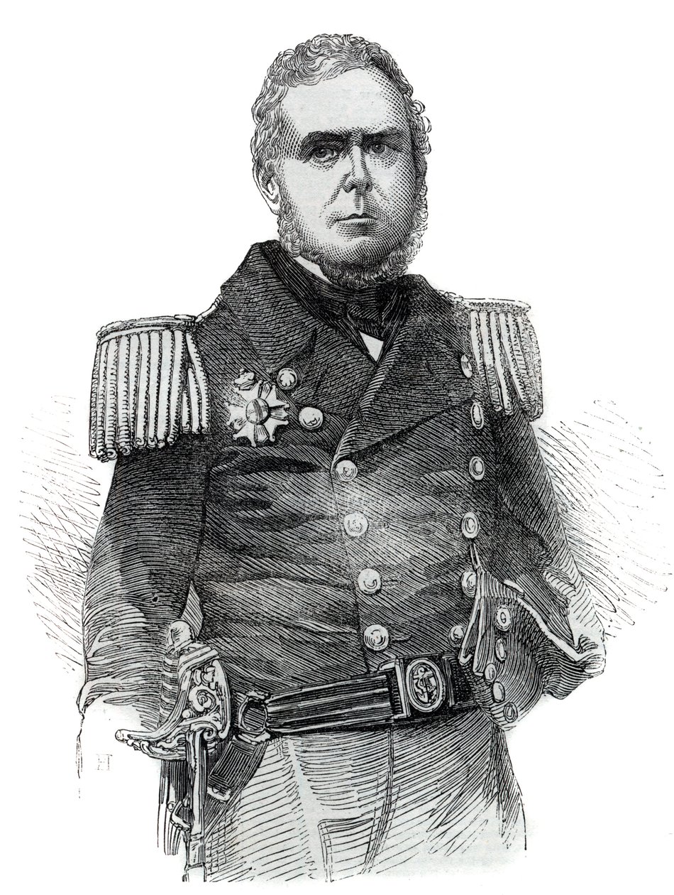 जॉन पास्को ग्रेनफेल (1800-1869) का पोर्ट्रेट ब्राजील के साम्राज्य के नौसेना अधिकारी और राजनयिक - उत्कीर्णन 1852 द्वारा अज्ञात कलाकार