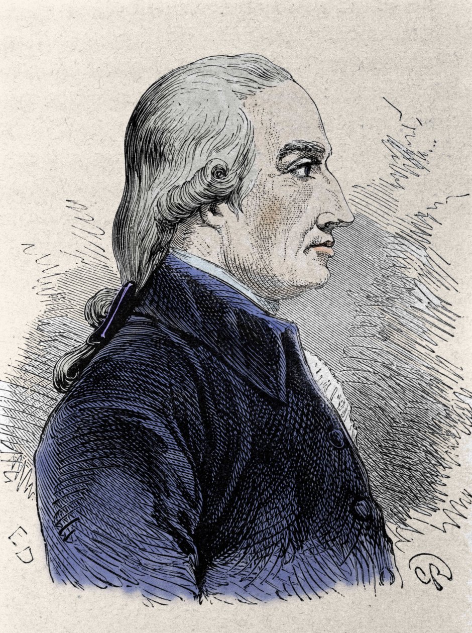जोसेफ ब्लैक का पोर्ट्रेट (1728-1799), स्कॉटिश रसायनज्ञ। द्वारा अज्ञात कलाकार