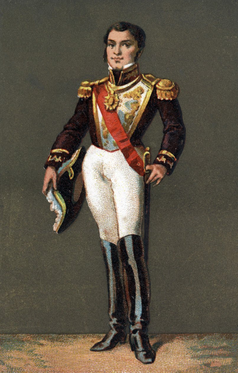 जुआन मैनुअल डी रोसास (1793-1877) का पोर्ट्रेट, अर्जेंटीना के राजनेता। द्वारा अज्ञात कलाकार