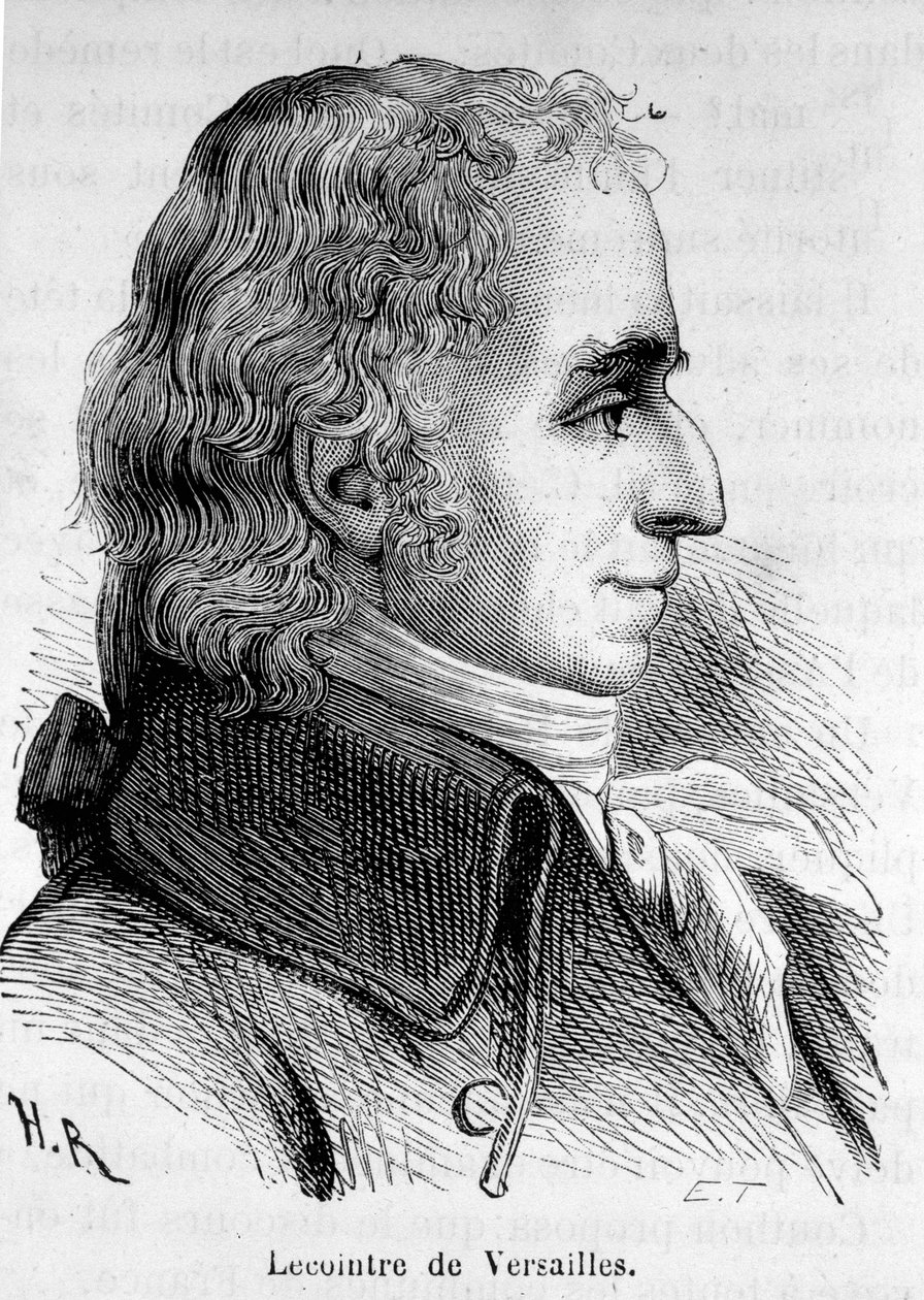 लॉरेंट लेकोइंट्रे का पोर्ट्रेट डिट लेकोइंट्रे डी वर्साय (1742-1805), फ्रांसीसी राजनीतिज्ञ। द्वारा अज्ञात कलाकार