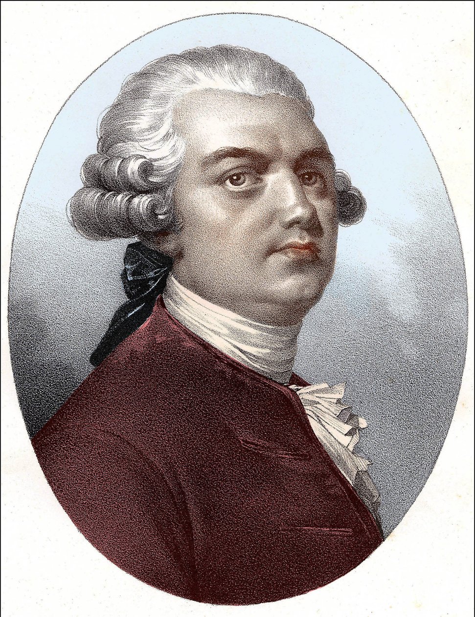 लेकेन का पोर्ट्रेट (हेनरी लुई कैन (हेनरी-लुई ले केन) (1729-1778) द्वारा अज्ञात कलाकार