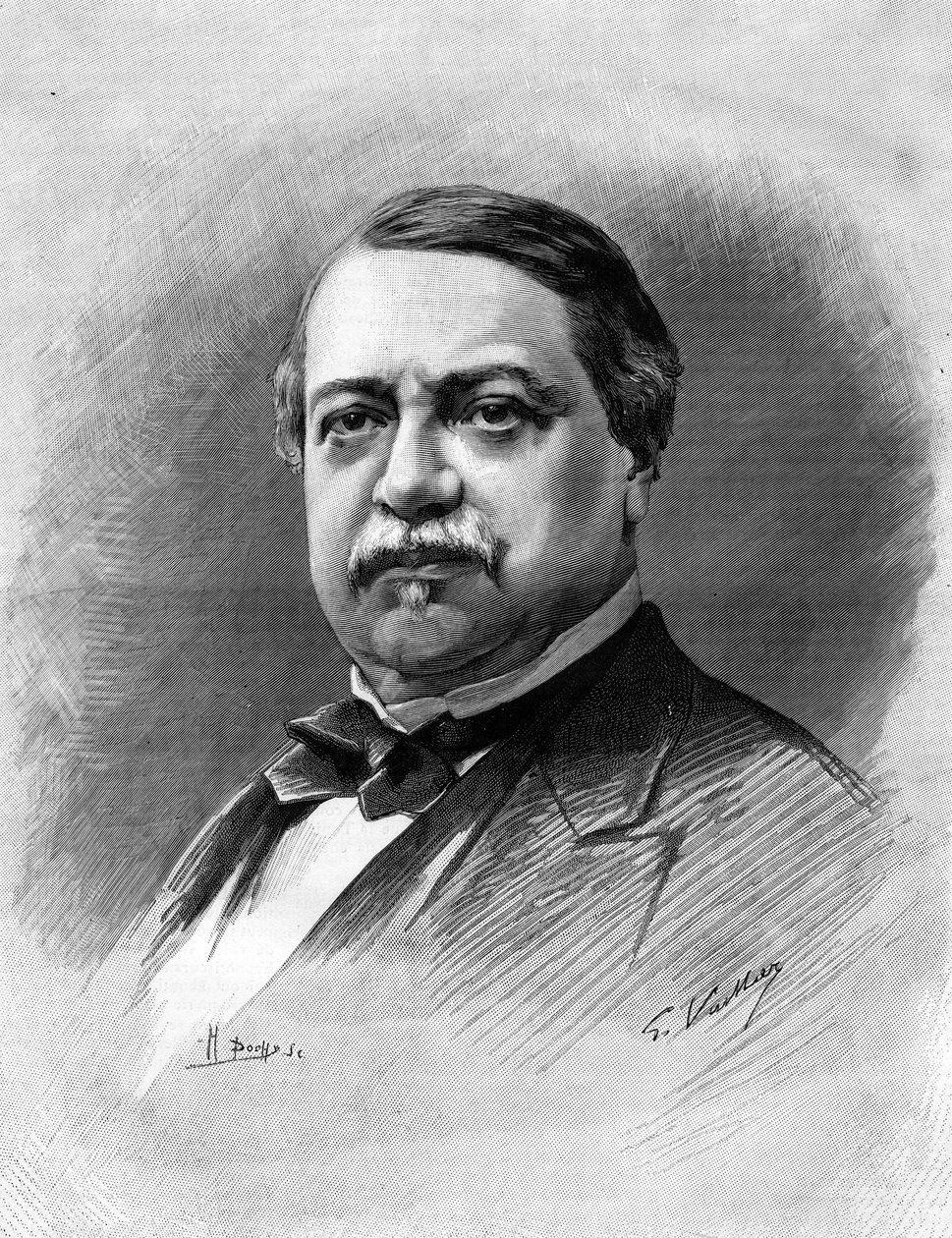 लियोन से का पोर्ट्रेट (1826-1896), फ्रांसीसी राजनीतिज्ञ, अर्थशास्त्री। द्वारा अज्ञात कलाकार