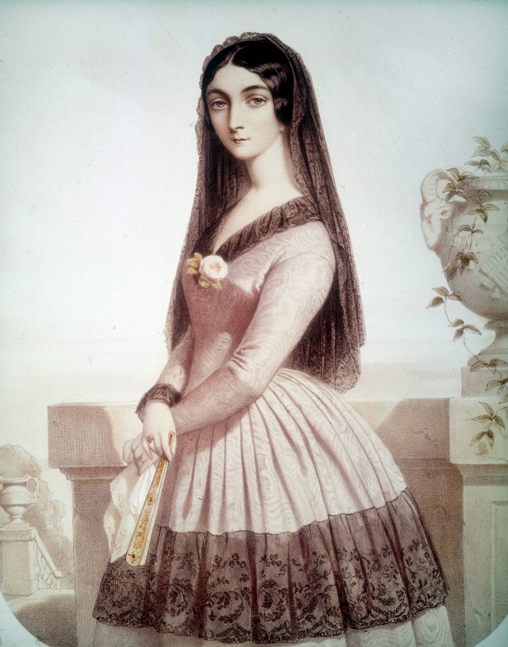 लोला मोंटेस या मोंटेज़ (या मारिया डोलोरेस गिल्बर्ट) का पोर्ट्रेट (1818-1861), लुई आई डी बावियर द्वारा पसंदीदा द्वारा अज्ञात कलाकार