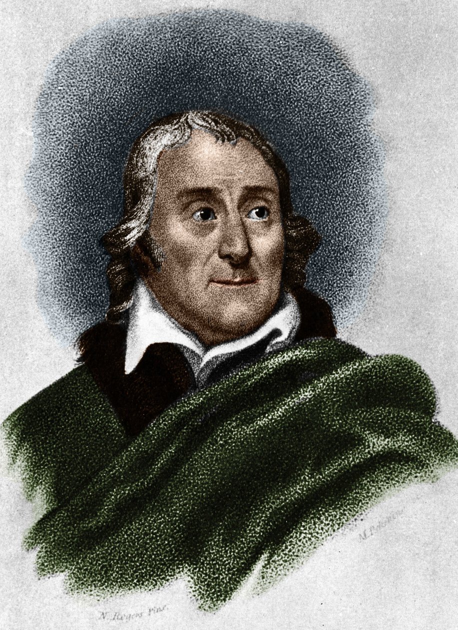 लोरेंजो दा पोंटे (1749-1838) का पोर्ट्रेट और यहूदी मूल के इतालवी लेखक। द्वारा अज्ञात कलाकार